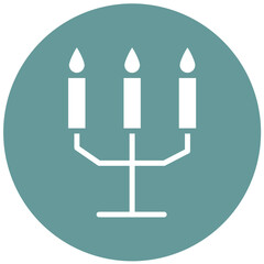 Vector Design Candlestick Icon Style