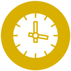 Vector Design Clock Icon Style