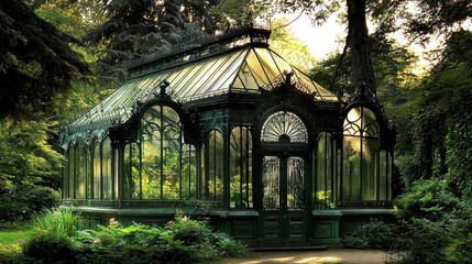 A beautiful blend of Victorian architecture and garden aesthetics.