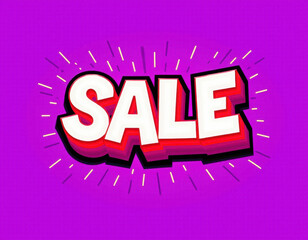 Spring Sale - Colorful Flowers and Hearts Background