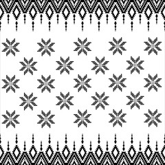 black and white batik image
