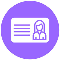 Vector Design Member Card Icon Style