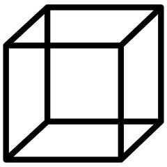 Cube math icon