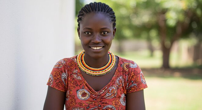portrait of a woman from Zimbabwe
