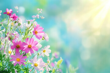 spring flowers in the garden