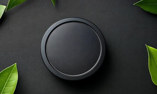 black background for showcasing cosmetic product