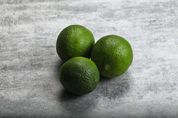 Green sour tropical Lime fruit