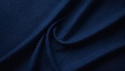 Obraz premium Dark Navy Blue Fabric Texture – High-Resolution Woven Cloth Background