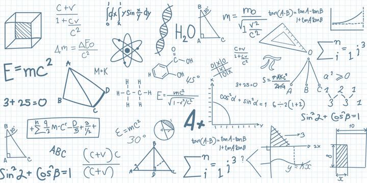 math symbols on board