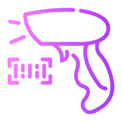 scanner Line Gradient Icon