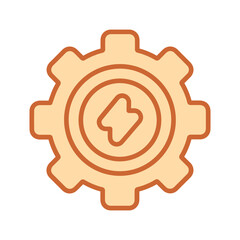 Obraz premium Data Center Power Management Vector Icon