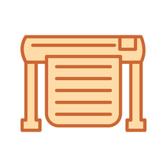 Large Format Printer Vector Icon