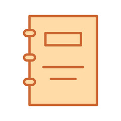 Obraz premium Notebook Vector Icon