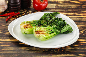 Asian grilled Pak Choy salad