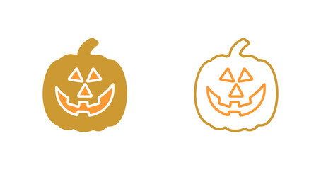 Jack-O-Lantern Icon Design