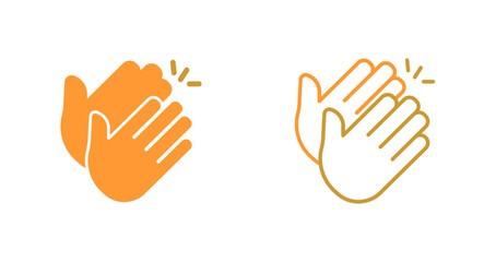 Clapping Hands Icon Design