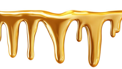 smooth golden syrup or honey dripping down in a glossy viscous manner highlighting its texture and sheen it conveys a sense of richness and sweetness often associated with food or culinary uses