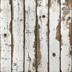 Old white wooden planks texture, Cracked white wood background, Rustic wooden planks