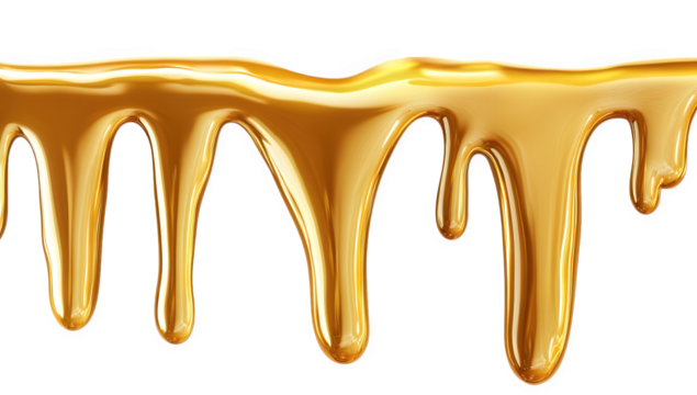 smooth golden syrup or honey dripping down in a glossy viscous manner highlighting its texture and sheen it conveys a sense of richness and sweetness often associated with food or culinary uses