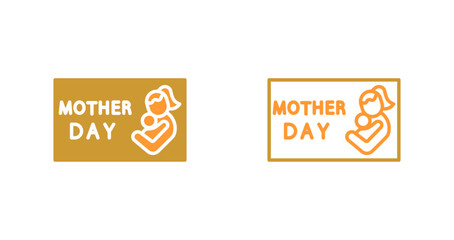 Obraz premium Mother's Day Banner Icon Design