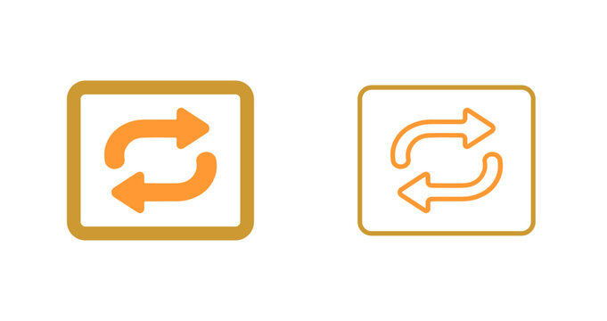 Repeat Button Icon Design