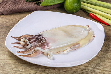 Raw fresh cuttlefish for cooking