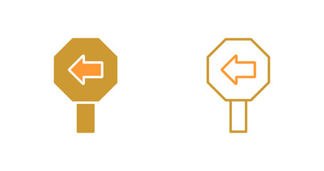 Left Arrow Icon Design