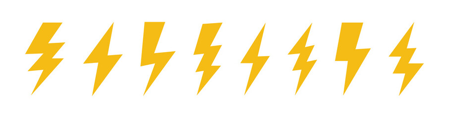 Lightning bolt vector