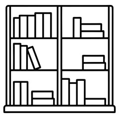 bookshelf with books