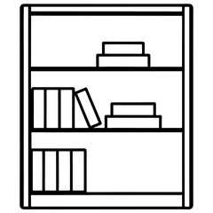 bookshelf with books