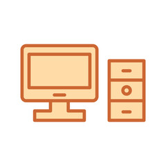 Computer Vector Icon