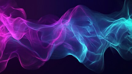 Fototapeta premium Abstract, vibrant flowing lines