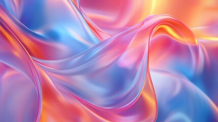 Naklejka premium Abstract Flowing Liquid Colors