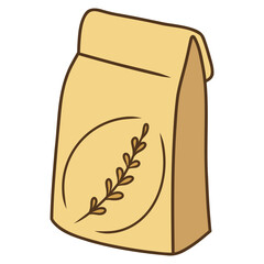 product of wheat cereal illustration