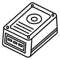 box of cigarettes isolated