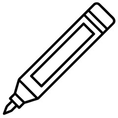 marker pen vector illustration
