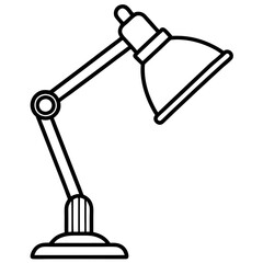 table lamp vector illustration