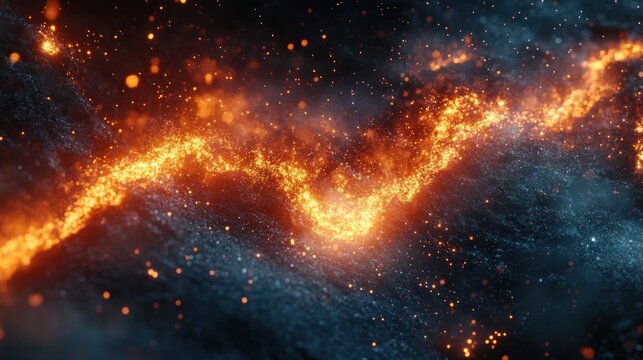 Fiery Flow Through Dark Matter