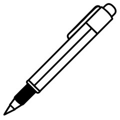 vector illustration of a pen