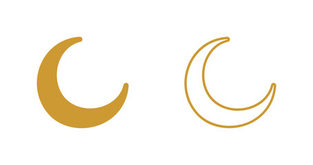 Moon Icon Design