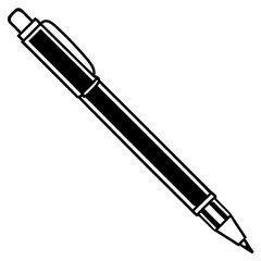 vector illustration of a pen