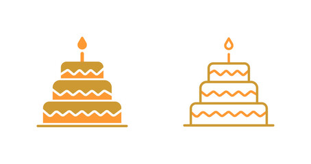 Cake Topper Icon Design