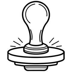 rubber stamp isolated