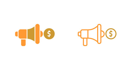 Ad Budget Icon Design