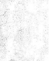 Abstract grunge black distressed dot dirty texture background. Abstract pattern of monochrome elements. Abstract dirty or scratch aging effect. Dusty and grungy scratch texture material or surface. 