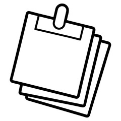 vector illustration of a clipboard
