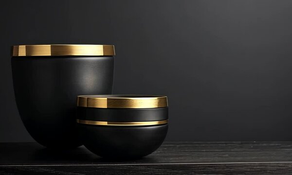 black background for showcasing cosmetic product
