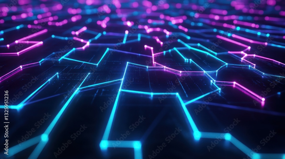 Poster abstract circuit network