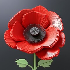 red poppy flower