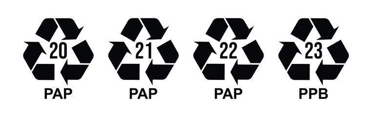 Paper symbol 20 21 22